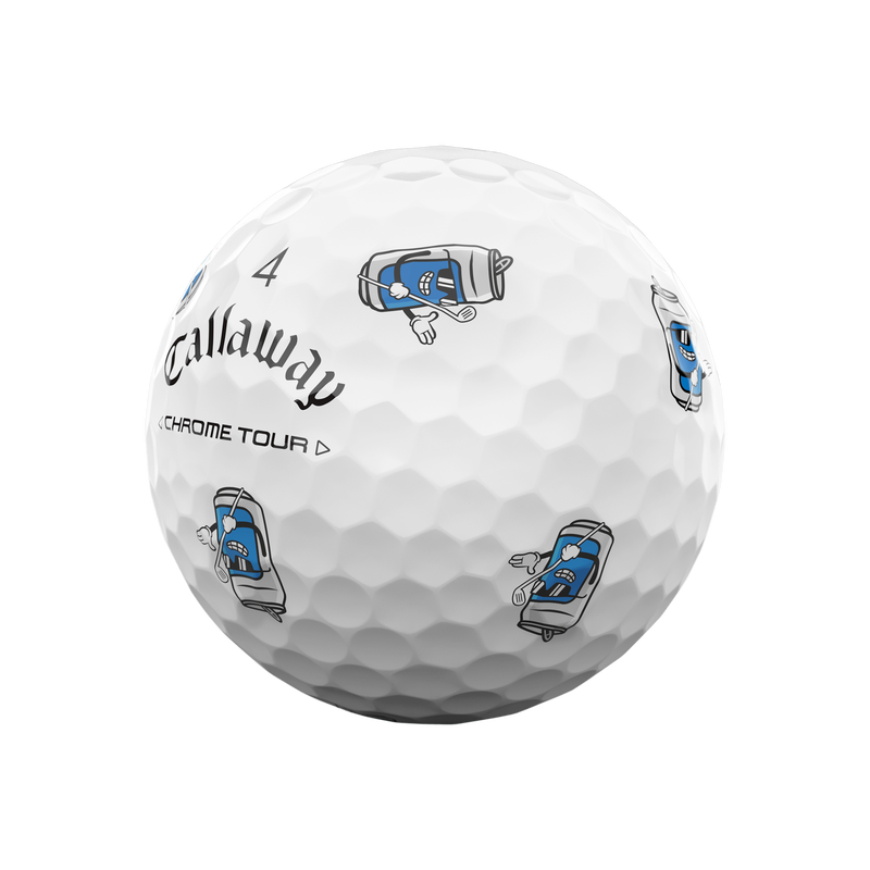 Limitierte Edition Chrome Tour Turnbox Golfbälle (12) - View 10