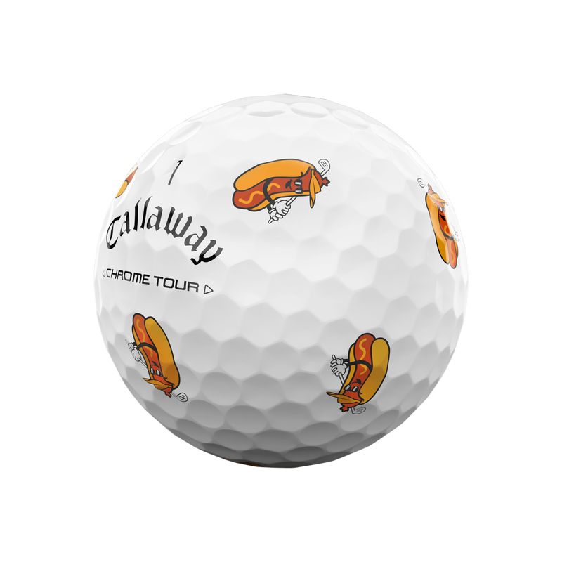 Limitierte Edition Chrome Tour Turnbox Golfbälle (12) - View 4