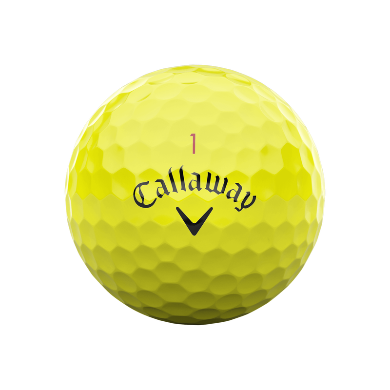 Balles de golf Chrome Soft jaunes 2024 (Dozen) - View 3