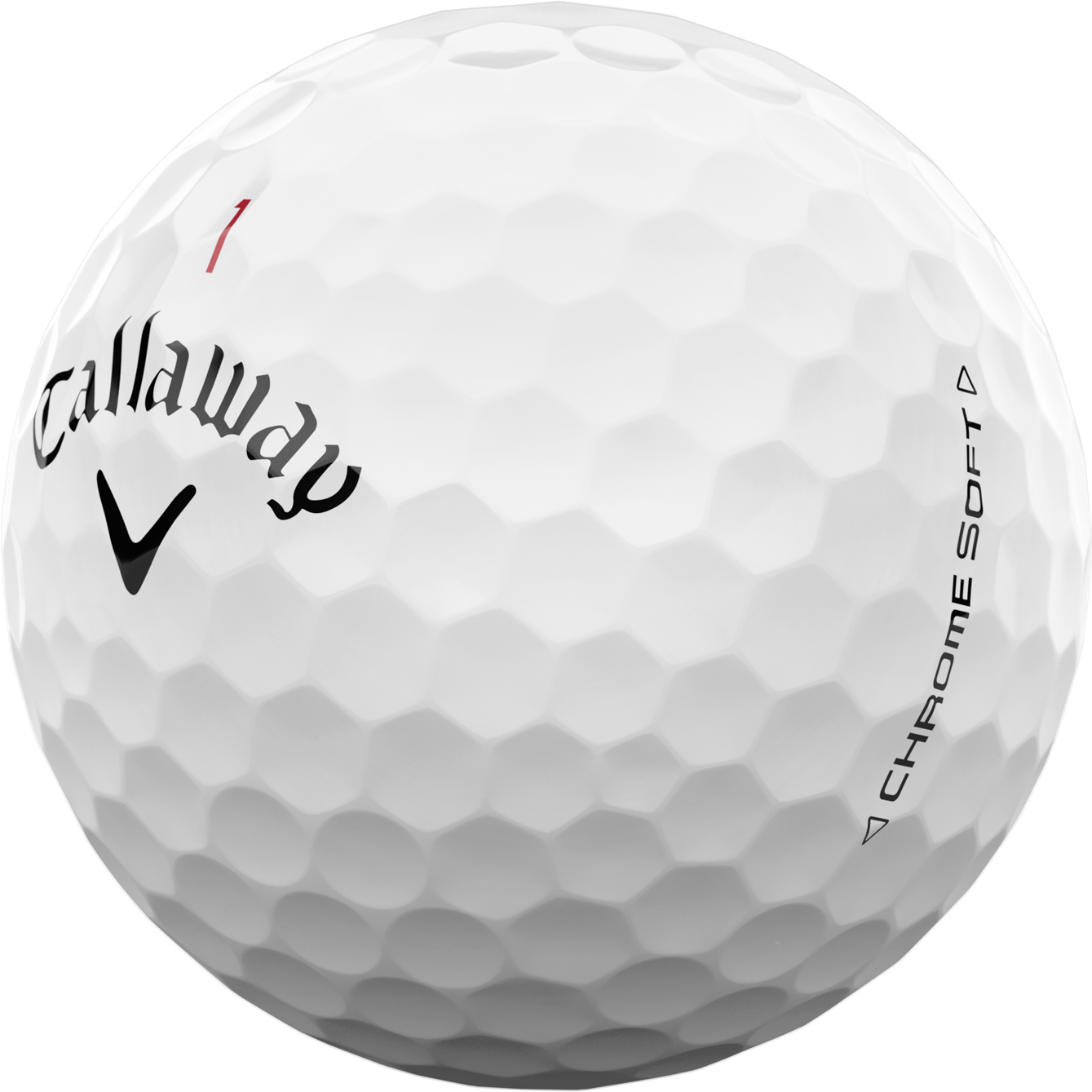 White Chrome Soft 24 Golf Ball